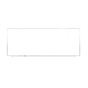 M1 Porcelain Magnetic Whiteboard, 87.91" x 48.5", White Surface, Satin Aluminum Frame