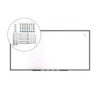 Magnetic Steel Dry Erase Board, 48" x 96", White Surface, Black Aluminum Frame - Image 3