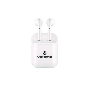 Buds Plus True Wireless Bluetooth Stereo Headphones, White