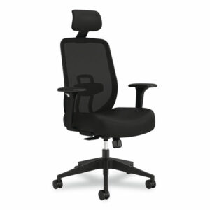 Altern Mesh Mid-Back Task Chair, 17.95 to 21.1 Seat Height, Black Seat, Black Back, Black Base