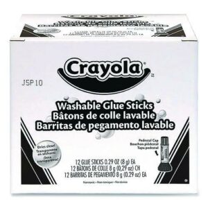Washable Glue Sticks, 0.29 oz, Dries Clear