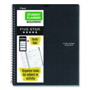 Customizable Student Weekly/Monthly Planner, 11 x 8.5, Randomly Assorted Cover Color, 12-Month: July 2024 to June 2025