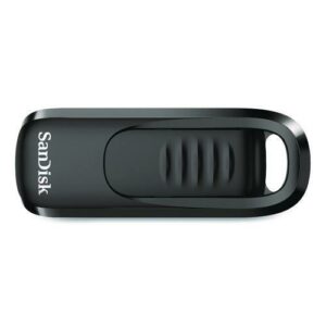 Ultra Slider USB 3.2 Type C Flash Drive, 256 GB, Black
