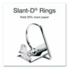 XtraLife ClearVue Non-Stick Slant-D Ring Binder, 3 Rings, 2" Capacity, 11 x 8.5, Black - Image 4