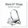 XtraLife ClearVue Non-Stick Slant-D Ring Binder, 3 Rings, 5" Capacity, 11 x 8.5, White - Image 4