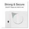 XtraLife ClearVue Non-Stick Slant-D Ring Binder, 3 Rings, 5" Capacity, 11 x 8.5, White - Image 5