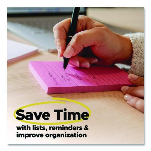 Super Sticky Notes, 3 x 3, Mulberry, 90 Sheets/Pad, 5 Pads/Pack - Image 6