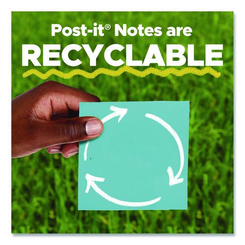 Super Sticky Notes, 3 x 3, Mulberry, 90 Sheets/Pad, 5 Pads/Pack - Image 7