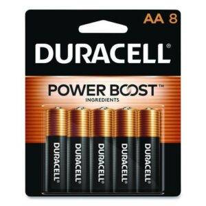 Power Boost CopperTop Alkaline AA Batteries, 8/Pack