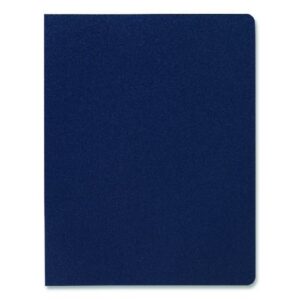 Solids Presentation Covers for Binding Systems, Plastic, Round Corners, 11 x 8.75, Navy, 25/Pack