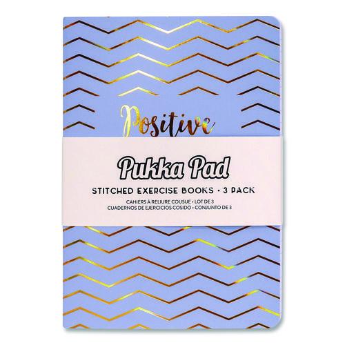 Exercise Books, 1-Subject, Medium/College Rule, Assorted Haze Cover Colors, (40) 6.9 x 4.9 Sheets, 3/Pack - Image 2