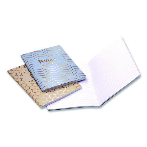 Exercise Books, 1-Subject, Medium/College Rule, Assorted Haze Cover Colors, (40) 6.9 x 4.9 Sheets, 3/Pack - Image 4