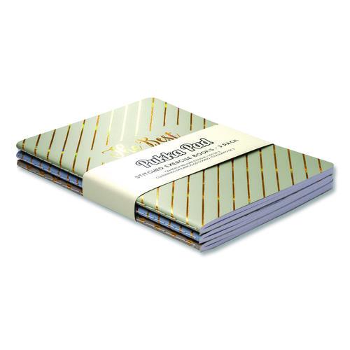 Exercise Books, 1-Subject, Medium/College Rule, Assorted Haze Cover Colors, (40) 6.9 x 4.9 Sheets, 3/Pack