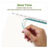 Index Maker EcoFriendly Print and Apply Clear Label Dividers with White Tabs, 12-Tab, 11 x 8.5, White, 5 Sets - Image 7