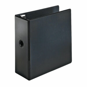 Premier Easy Open Locking Slant-D Ring Binders, 3 Rings, 5" Capacity, 11 x 8.5, Black