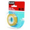 Utility Tape in Handheld Dispenser, 1" Core, 0.5" x 22.22 yds, Clear - Image 3
