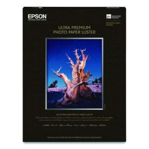 Ultra Premium Photo Paper, 10 mil, 8.5 x 11, Luster White, 50/Pack