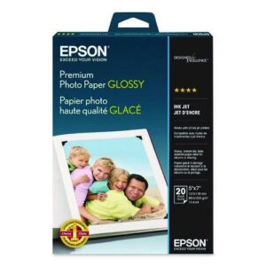 Premium Photo Paper, 10.4 mil, 13 x 19, High-Gloss White, 20/Pack