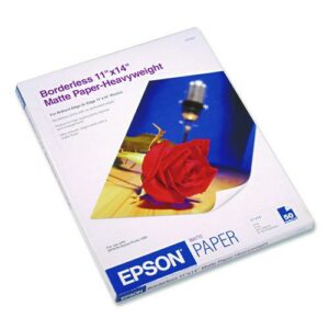 Premium Matte Presentation Paper, 9 mil, 11 x 14, Matte Bright White, 50/Pack