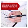 Sharpie S-Gel Gel Pen, Retractable, Medium 0.7 mm, Blue Ink, Black Barrel, 36/Pack - Image 2