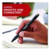 Sharpie S-Gel Gel Pen, Retractable, Medium 0.7 mm, Blue Ink, Black Barrel, 36/Pack - Image 3