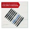 Sharpie S-Gel Gel Pen, Retractable, Medium 0.7 mm, Blue Ink, Black Barrel, 36/Pack - Image 5