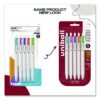 uniONE Gel Pen, Retractable, Medium 0.7 mm, Assorted Fashion Ink and Barrel Colors, 5/Pack - Image 3