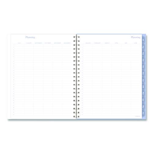 Dewdrop Academic Weekly Monthly Planner, Watercolor Floral, Blue/Gray/Purple Cover, 12-Month (July to June): 2025 to 2026 - Image 8