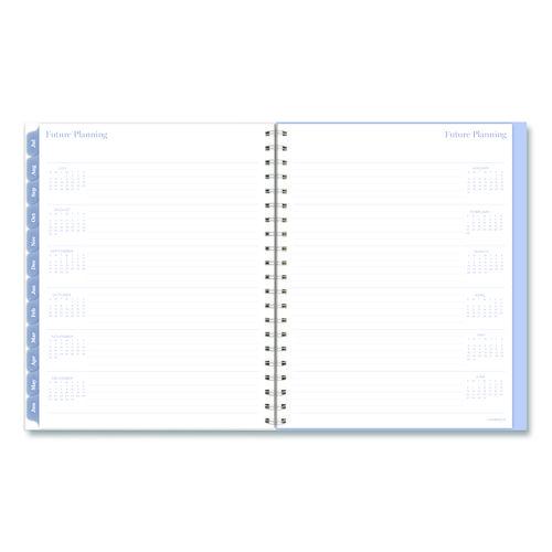 Dewdrop Academic Weekly Monthly Planner, Watercolor Floral, Blue/Gray/Purple Cover, 12-Month (July to June): 2025 to 2026 - Image 7
