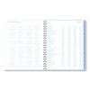 Dewdrop Academic Weekly Monthly Planner, Watercolor Floral, Blue/Gray/Purple Cover, 12-Month (July to June): 2025 to 2026 - Image 6