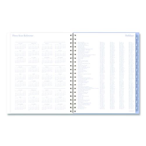 Dewdrop Academic Weekly Monthly Planner, Watercolor Floral, Blue/Gray/Purple Cover, 12-Month (July to June): 2025 to 2026 - Image 6