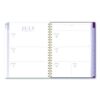 Leah Bisch Petite Floral Academic Weekly Monthly Planner, 11 x 8.5, Purple/Green Cover, 12-Month (July to June): 2025 to 2026 - Image 2