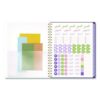 Leah Bisch Petite Floral Academic Weekly Monthly Planner, 11 x 8.5, Purple/Green Cover, 12-Month (July to June): 2025 to 2026 - Image 5