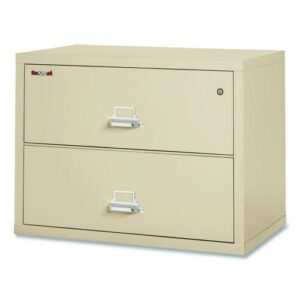 Insulated Lateral File, 2 Legal/Letter-Size File Drawers, Parchment, 37.5" x 22.13" x 27.75"