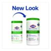 Hydrogen Peroxide Cleaner Disinfectant Wipes, 6.75 x 5.75, Unscented, 155 Wipes/Canister - Image 2