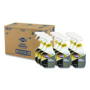CloroxPro Urine Remover for Stains and Odors, 32 oz Spray Bottle, 9/Carton