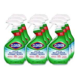Clean-Up Multi-Surface Cleaner with Bleach, Original, 32 oz Spray Bottle, 9/Carton