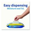 Disinfecting Cleaning Wipes, Easy Pull Pack, 1-Ply, 8 x 7, Lemon Scent, White, 75 Towels/Box, 6 Boxes/Carton - Image 4
