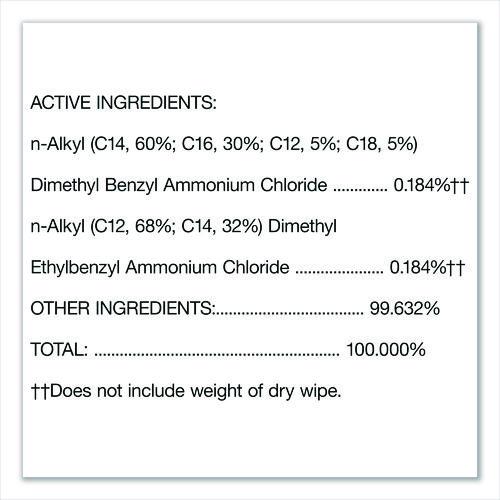 Disinfecting Wipes, 1-Ply, 7 x 8, Fresh Scent, White, 700/Bucket - Image 3