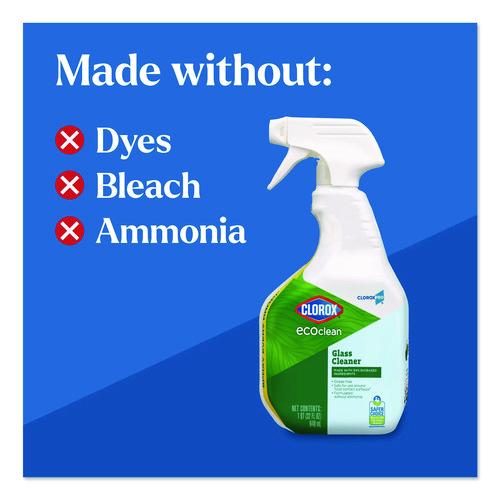 Clorox Pro EcoClean Glass Cleaner, Unscented, 32 oz Spray Bottle - Image 7