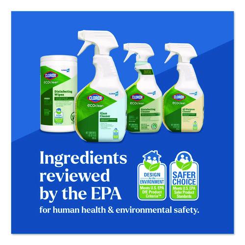 Clorox Pro EcoClean Glass Cleaner, Unscented, 32 oz Spray Bottle - Image 11