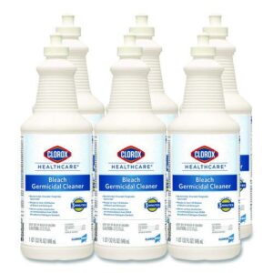 Bleach Germicidal Cleaner, 32 oz Pull-Top Bottle, 6/Carton