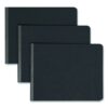 Prong Fastener Premium Pressboard Report Cover, Two-Piece Prong Fastener, 2" Capacity, 8.5 x 11, Black/Black