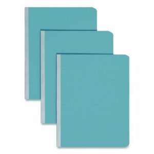 Prong Fastener Premium Pressboard Report Cover, Two-Piece Prong Fastener, 3" Capacity, 8.5 x 11, Blue
