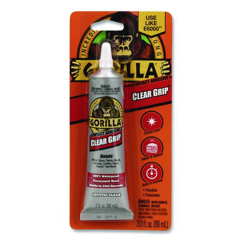Clear Grip Contact Adhesive, 3 oz Tube, Dries Clear - Image 3
