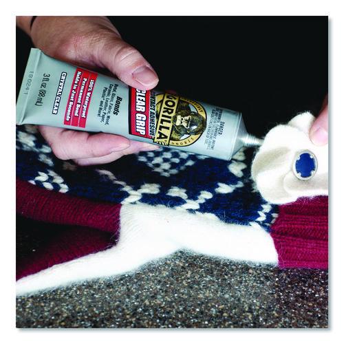 Clear Grip Contact Adhesive, 3 oz Tube, Dries Clear - Image 9