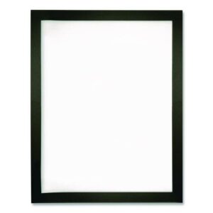 Indoor Window Sign Holder, 8.5 x 11 Insert, Black Frame, 5/Pack