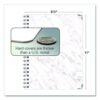 Marble Weekly/Monthly Planner, Marble Stone Artwork, 11 x 8.5, White/Gray/Silver Cover, 14-Month: Nov 2024 to Dec 2025 - Image 6