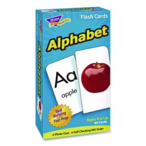 ESL and ELL Resources Alphabet Flash Cards, Grades Pre-K to 1, 3" x 3", Multicolor, 80 Cards/Set