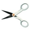 SoftGrip Nonstick Scissors, 5" Long, Straight White/Gray Handle - Image 3